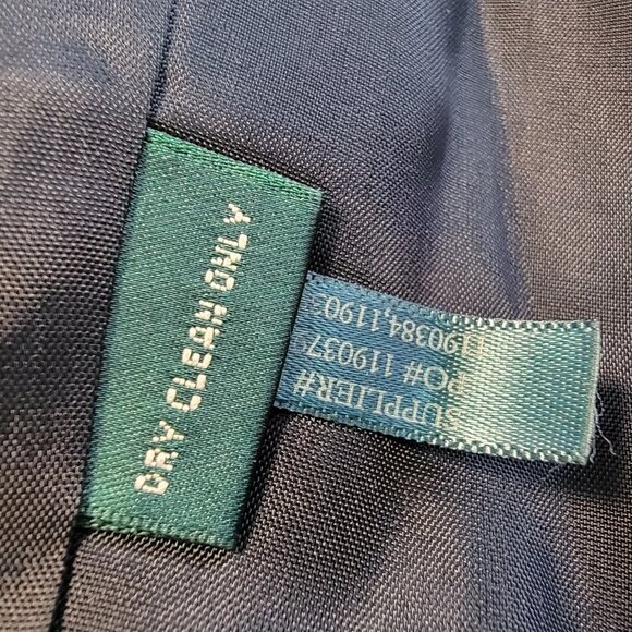 Lauren Ralph Lauren Club Jacket Women's Petite Sz 6 Black Preppy *FLAW* - Picture 9 of 14